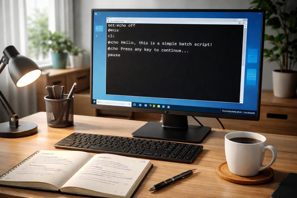 découvrez comment débuter facilement avec le langage batch sous windows grâce à notre guide pratique pour automatiser vos tâches informatiques rapidement.