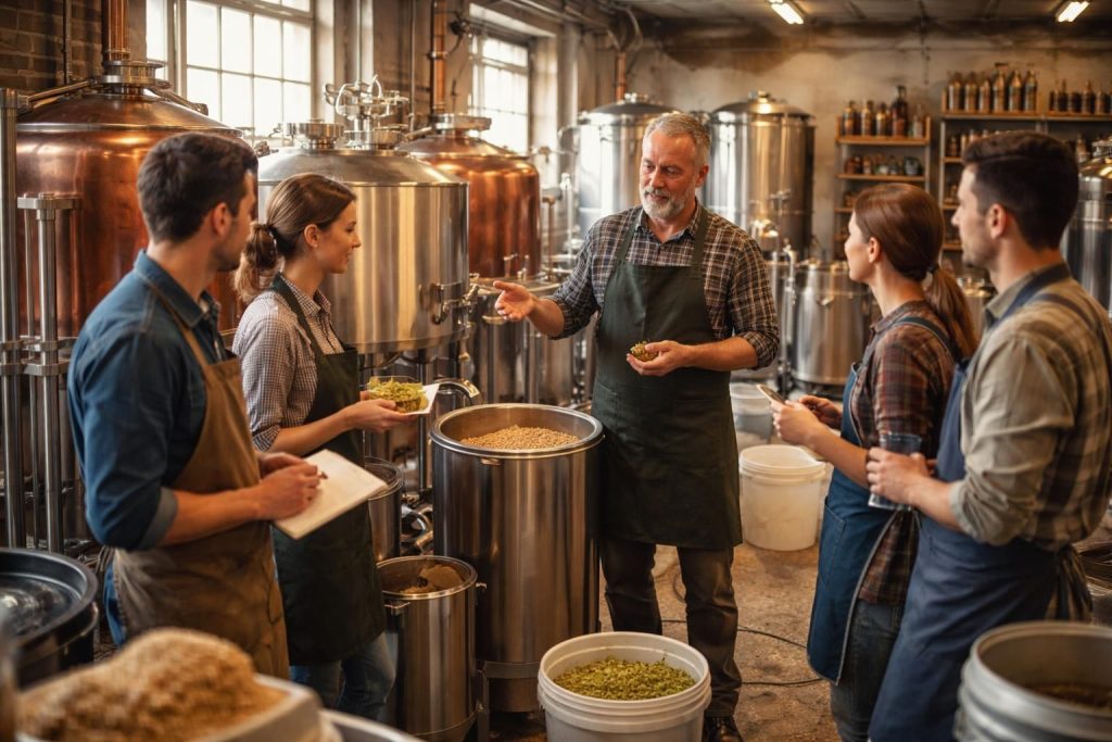 découvrez notre formation de brasseur de bière pour apprendre le métier d'artisan et maîtriser toutes les techniques de fabrication artisanale.
