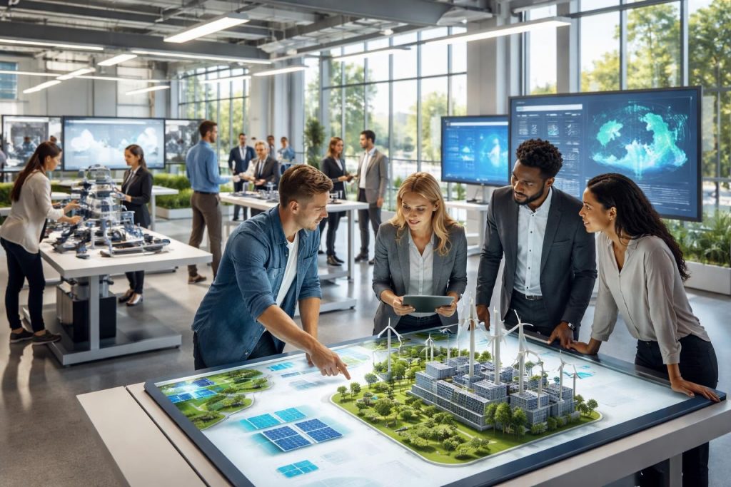 pole eco industries : un espace dédié pour apprendre, entreprendre et prendre de meilleures décisions dans le domaine des industries écologiques.