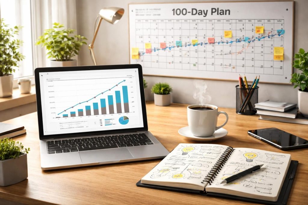 découvrez comment réussir votre projet entrepreneurial en 100 jours grâce à un guide complet sur le fonctionnement et les repères essentiels pour entreprendre efficacement.