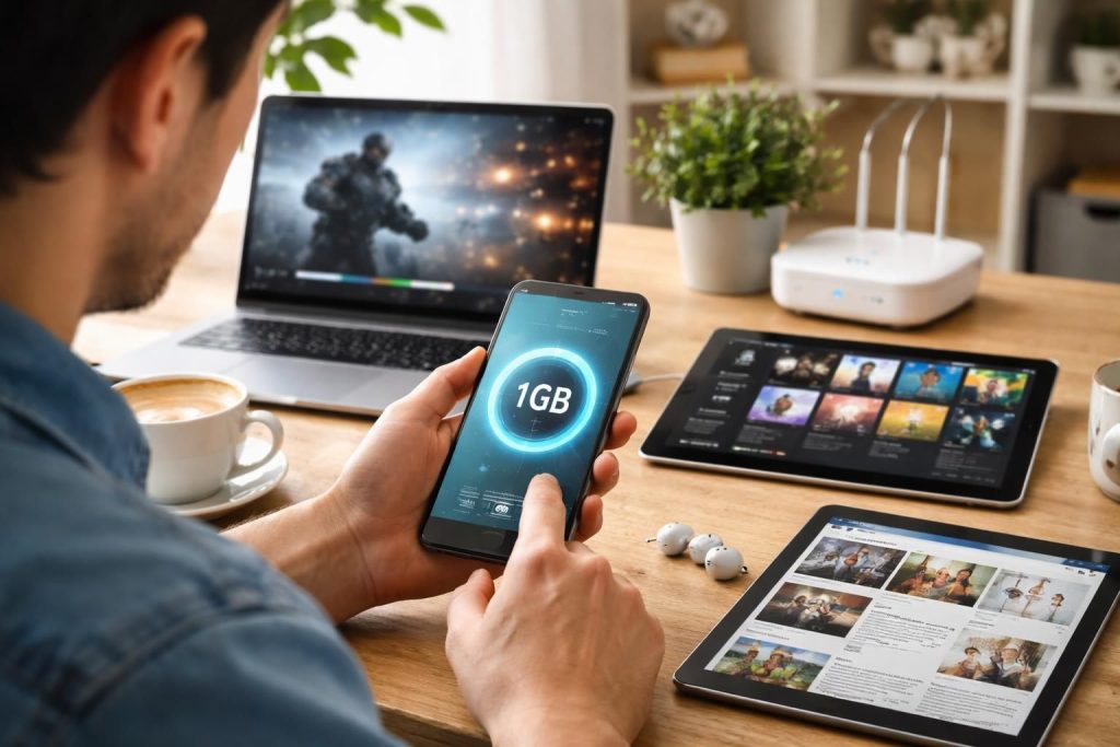 découvrez combien d'heures d'utilisation internet vous pouvez obtenir avec 1 go de données. explorez différentes activités en ligne et leur consommation pour mieux gérer votre forfait mobile.